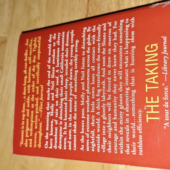 Dean Koontz The Taking Paperback Book - Picture 2 of 5